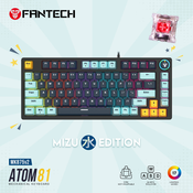 Tastatura Mehanicka Gaming Fantech MK875 RGB Atom 81 Navy (Red switch)