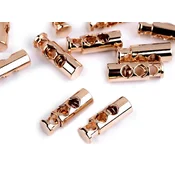 Kovinske zavore 7x23 mm - rožnato zlato (4 kosi)