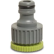 shumee Flotide Click konektor z redukcijo PVC-U 1/2 - 3/4 ženski x moški Click sivo-zelen