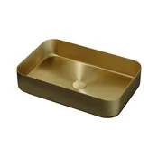 BATH DELUXE 06-052-18-70-00 - Umivalnik za pult LJORDAL 52x34 cm jeklo/medenina