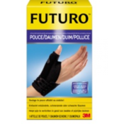 Futuro Sport opornica za palec - S/M, črna, 1 kos