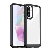 HURTEL Ovitek Outer Space s fleksibilnim okvirjem za Samsung Galaxy A26 - črn