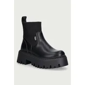 Buffalo gležnarski čevlji s platformo ženski Aspen Chelsea Knit