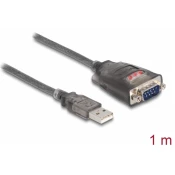 DeLOCK Adapter USB 2.0 na Serijski RS-232 D-Sub 9pin moški, 1m