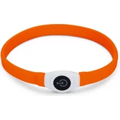 beeztees Ovratnica Safety Gear Glow USB 65x2,5 cm - oranžna - 1 k.