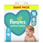Pampers Active Baby Giant Pack pelene, veličina 5, 64 kom.