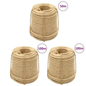 Vidaxl Vrv iz sisala 3 kosi 14 mm