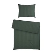Dieter Knoll POSTELJNINA 140/200 cm damast žajbljevo zelena