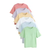 Next Majica Essential  svetlo modra / limona / svetlo zelena / svetlo lila / pastelno rdeča / bela