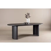 Venture Design Jedilna miza Grundsund 220x100x75 cm črna