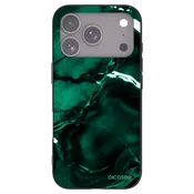 Silikonski črni ovitek za Apple iPhone 17 Pro - Dark emerald