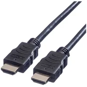 VALUE Value HDMI priključni kabel HDMI-A vtič 2.00 m črna 11.99.5542 #####4K UHD\, zaščiten HDMI kabel, (20421254)