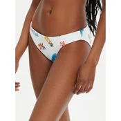 Seafolly Spodnji del bikini Isla Palm 40426-216 Bela