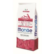 Monge Hrana za odrasle pse, Govedina i pirinac, 12kg