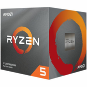AMD CPU Desktop Ryzen 5 6C/12T 3600 (4.2GHz/36MB/65W/AM4) box with Wraith Stealth cooler