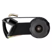 VEVOR Trakovi za pritrditev lestve z zateznim mehanizmom 38 mm x 225 m črni