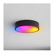 Brilagi -LED RGBW prigušiva kupatilsko plafonsko svetlo CLARE 2xE27/9W/230V IP54 Wi-Fi crna