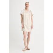 Obleka iz mešanice lana Levis AMBRE BABYDOLL DRESS