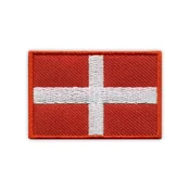 shumee Našitek zastave Suverenega malteškega reda - Našitek - Vezen našitek/značka/emblem