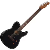 Fender Acoustasonic Standard Telecaster Black Elektroakustična gitara