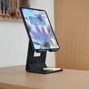 shumee Stojalo za tablico iPad, črno, držalo s stojalom, stabilno