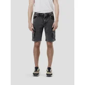 KOROSHI Kargo kavbojke siv denim