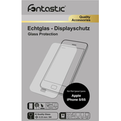 Fontastic Display Protector for Apple zaščitno steklo, 1 Stück, za Apple iPhone 5/5S/SE