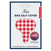 Prevleka za kolesarski sedež Gingham, rdeča