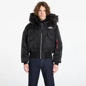 Jakna Alpha Industries 45P Hooded Custom Black XXL