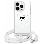 Karl Lagerfeld KLHMP16LHCCHNT iPhone 16   Pro 6.3 hardcase transparent IML Choupette Head  Cord Magsafe (KLHMP16LHCCHNT)