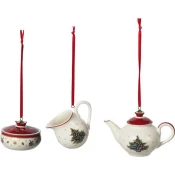 Villeroy & Boch Set božičnih okraskov TOY'S DELIGHT Kavni servis, 3 kom