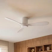 Lucande stropni ventilator Solenus, bel, O 134 cm, tih - Dnevna soba/jedilnica - Sodobni - Plastika