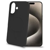 UNBRANDED Cromomag Mehka gumijasta torbica MagSafe kompatibilna z iPhone 16 črna