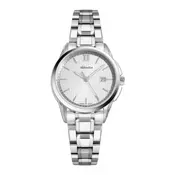 Ženski adriatica pairs beli srebrni elegantni ručni sat sa srebrnim metalnim kaišem ( a3190.5163q )