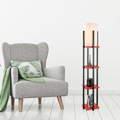 OPVIQ Podna lampa 7117 Black Red