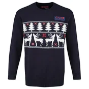 Moški pulover CCM Holiday Ugly Sweather Navy XL