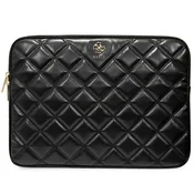 Guess Ovitek Guess Quilted 4G za prenosnik 14 - črn