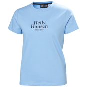 Helly Hansen W CORE GRAPHIC T-SHIRT, ženska majica, plava 54080
