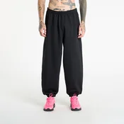 Superge Nike Solo Swoosh Mens Cuffed Fleece Pants Black/ Black/ White XL