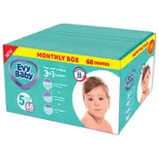 Evybaby pelene Box 5 junior 11-25kg - 68 kom 3u1
