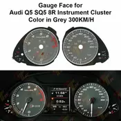 For Audi Q5 SQ5 8R Instrument Cluster Gauge Face Grey 300KM/H