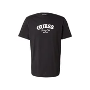 GUESS Majica COUNTRY CLUB nude / črna / bela