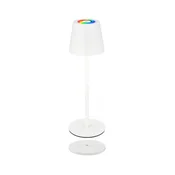 Briloner 7517016 - LED RGB prigušiva stona lampa CILANO 3W/5V IP44 2000 mAh bela