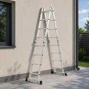 Norvel zglobne sklopive aluminijumske merdevine 4x4 stepenika do 4.85m ( KLK-LD-02 )