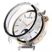 Ovitek z zaščito zaslona Techsuit Defense360 Pro za Huawei Watch GT 4 (41mm) - prozoren