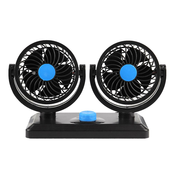 Generic Avtomobilski ventilator 12v avtomobilski dvoglavi ventilator poletni USB električni ventilator avtomobilski prenosni tovornjak mini, (21126264)