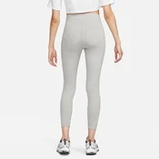 Nike W NSW NK CLSC HR 7/8 TIGHT LBR, ženske 7/8 hlace, siva DV7789