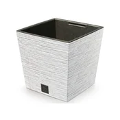 Prosperplast Prevleka za cvetlični lonec FURU SQUARE LOW ECO WOOD 2v1 30x30x29cm
