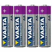 Baterije 1x4 Varta Ultra Lithium Mignon AABaterije 1x4 Varta Ultra Lithium Mignon AA