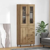 Highboard 2 pcs Umjetnicki hrast 69,5 x 34 x 180 cm